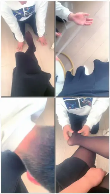 【青岛露娜夫妻】犯J的东西给小主人舔鞋