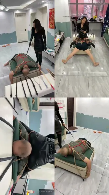 【冷御的冷S】长靴手套皮鞭藤条捆绑中度sp