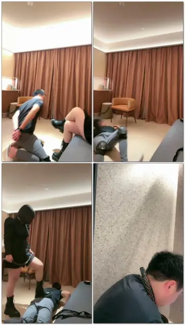 【可馨大大BBW主】试用家奴，试试承受能力强迫舔马桶喝尿泼尿踢挡踢踹肚子