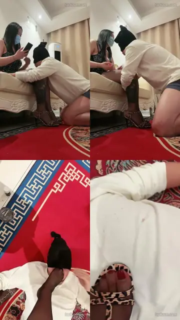 【清欢老师】全能奴上线提档高跟鞋虐乳