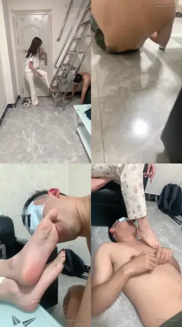 【米琦妙妙屋】舔脚脚耳光