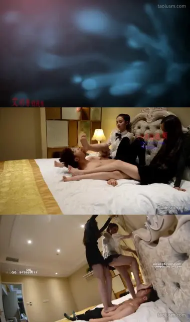 【奴隶岛】双人香足逗弄舔汗脚