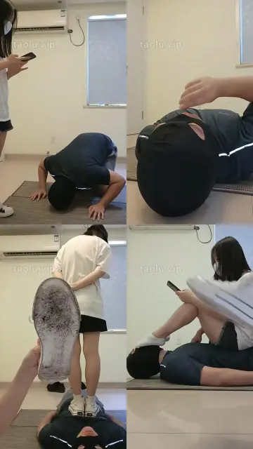 【安静大大】双S-舔脏鞋底/全体重踩踏/闻原味袜/头顶鞋子