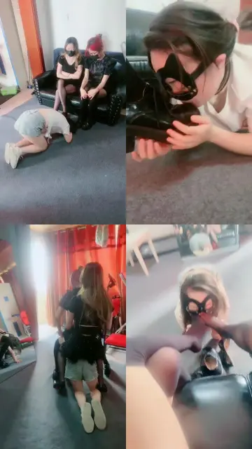 【梦幻大大】双S-带00后妹妹玩SM调女奴