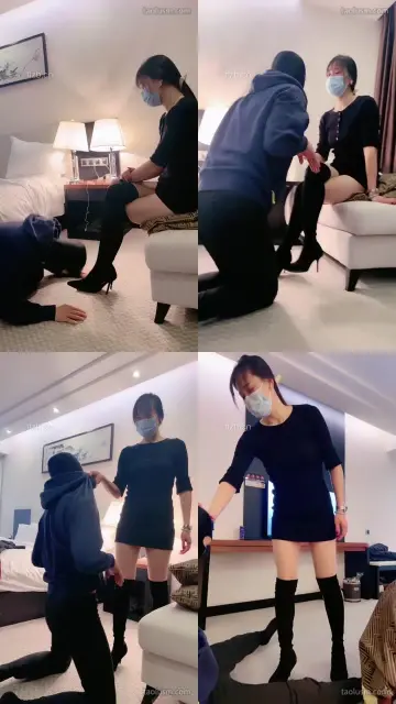 【丹祖宗】抽耳光/掐乳/高跟长靴踩虐/踢踹/转胯【完整版】