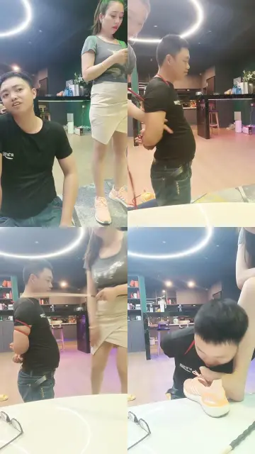 【咩祖】反绑贱奴-重度连环耳光/袜子塞嘴强制闻鞋