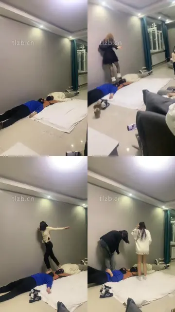 【精神小妹】7女王调双奴-轮流全体重跳踩【双视角版】