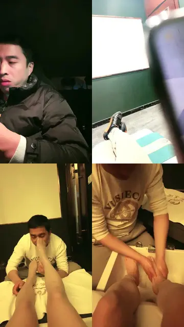 【刘二狗素人开发】开发新素人技师被客人发现了舔脏鞋底舔脚