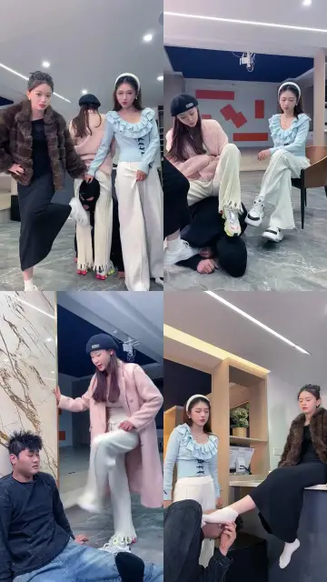 【麋鹿银儿】女s重度深厚加巨量刷鞋水