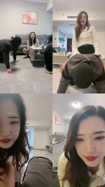 【琪琪美美子】骑马爬行/跪舔裸足/伺候吃饭