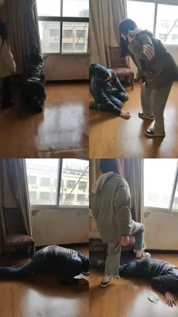 【最抗揍M】双S学生精神小妹暴力调-踢踹/运动鞋踩/骑马转胯