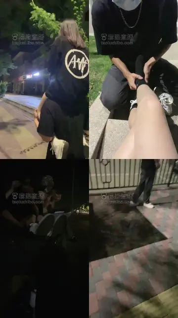 【奶味茶茶】户外玩抖M男友