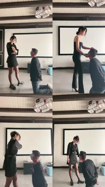 【沅芷】御姐范-下跪重度抽耳光