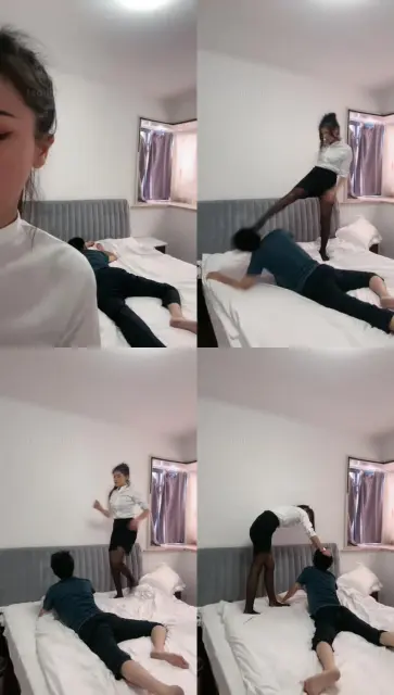 【安琪】黑丝美腿暴力踢踹暴打