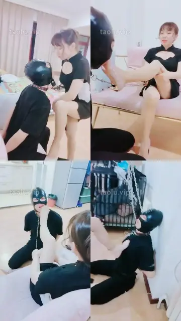 【雨涵大大】反绑贱狗裸足插嘴/鞭打/高跟碾压踩