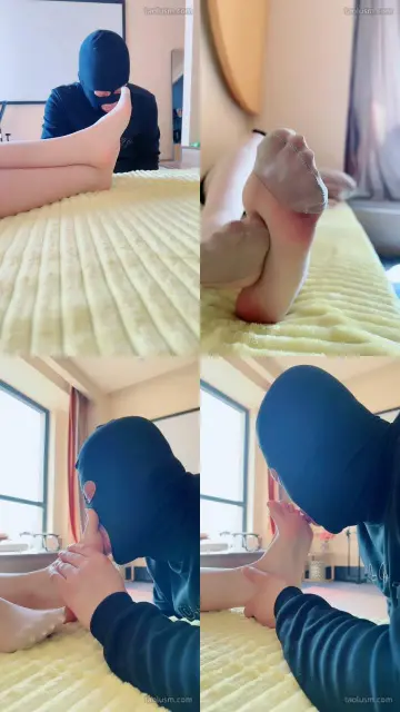 【稚惜】迷恋原味丝袜脚的狗