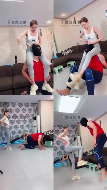 【艾琳】运动女神暴力踢踹