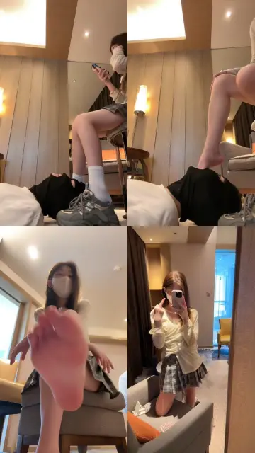 【樱子大人】白袜脚捂脸窒息/训练狗舌