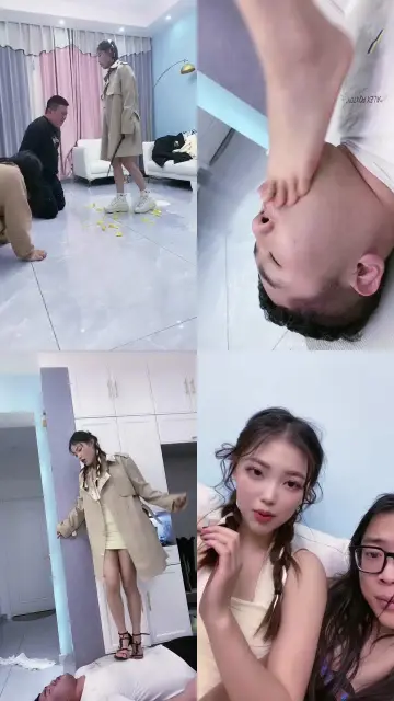 【麋鹿银儿】愤怒极致虐待三狗-踩踏跳舞/深喉骑马/腿绞