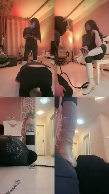 【傲雪】牛仔裤白靴棉袜-全体重踩踏踩脖