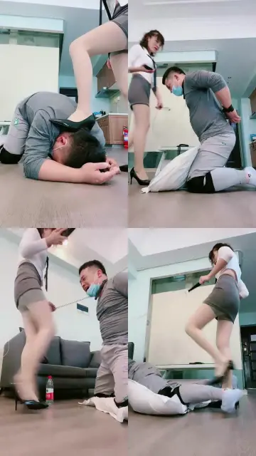 【缘彼大大S】踢扇抽打惩罚贱狗（压缩版）