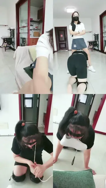 【凌儿】母畜-小白鞋白棉袜虐闺蜜狗