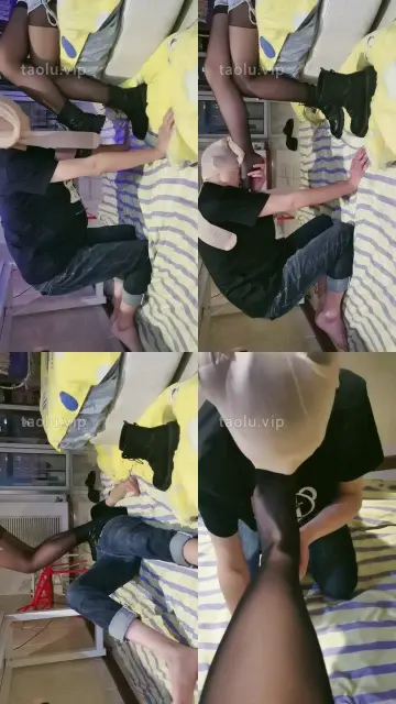 【酒酿丸子】短靴黑丝舔脚/全体重踩踏/插嘴