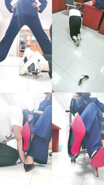 【璃茉】白领VS母畜-骑马转胯/高跟踩