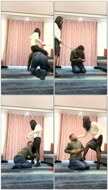 【婉婷殿下】重度荆条暴打50岁老贱狗