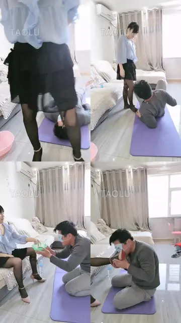 【媛媛】逼迫狗子喝洗脚水喝圣水/喝白液体