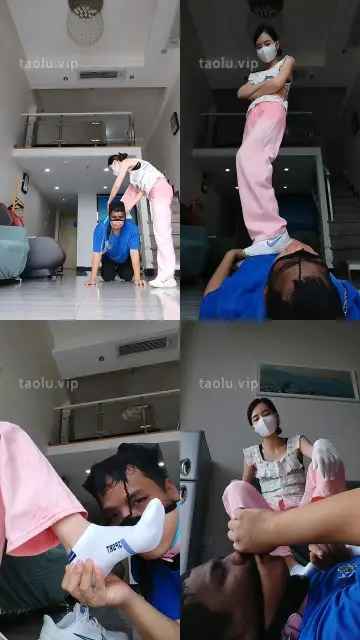 【多多】脚下的快乐-转胯.运动鞋全体重踩踏/掐肉/棉袜捂脸