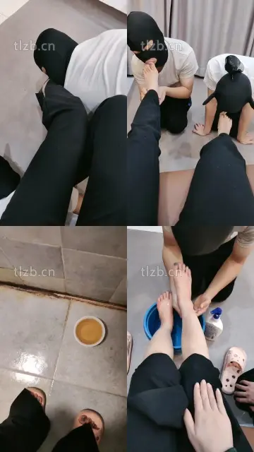 【嘉妮】双奴脚下崇拜/喝圣水/伺候沐足