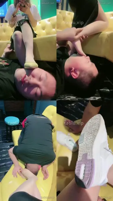 【林夕】KTV-舔脏鞋/插嘴/吃口水/丝袜脚捂脸/跪舔白鞋
