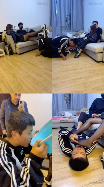 【苏苏】高贵情侣主-舔脏鞋鞭打/浓痰/混合圣水【双视角版】