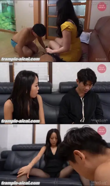 【韩国fetishwoman】女友调教废物男友