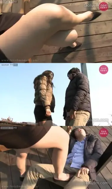 【韩国fetishwoman】韩国户外-惹女友生气的下场