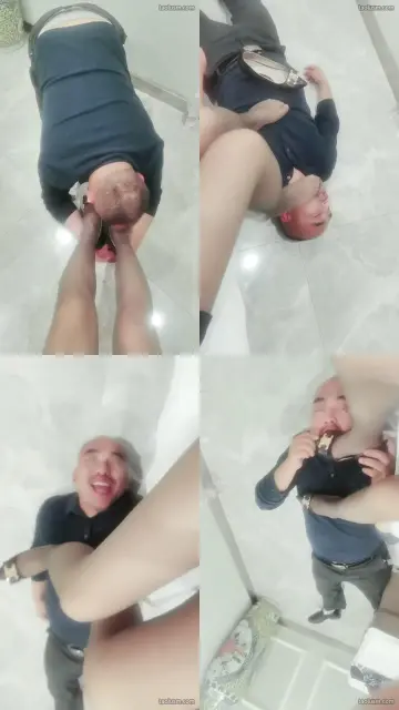 【西北傻子】开发足疗技师成功美服玉足高跟踩