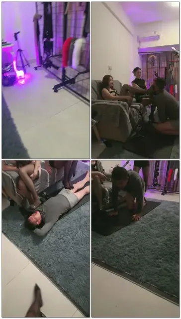 【万华】多主调狗骑马鞭打踩踏