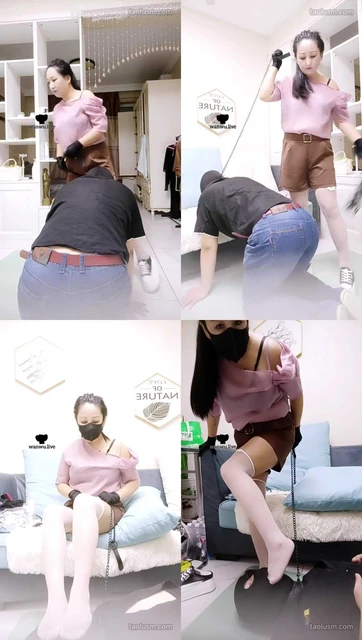 【国服女神】狗链骑马转胯/重度sp/闻舔白丝帆布鞋