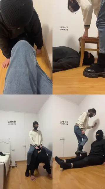 【可雅】靴子踩踏/掐乳/骑马骑脖转胯