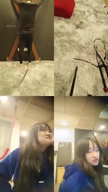 【晏青】十字架固定鞭打sp/跪舔黑丝脚