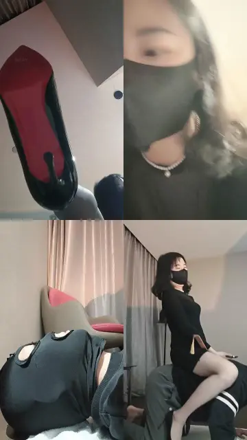 【米小唐】板子打手心/高跟美腿踩/喂口水/骑马