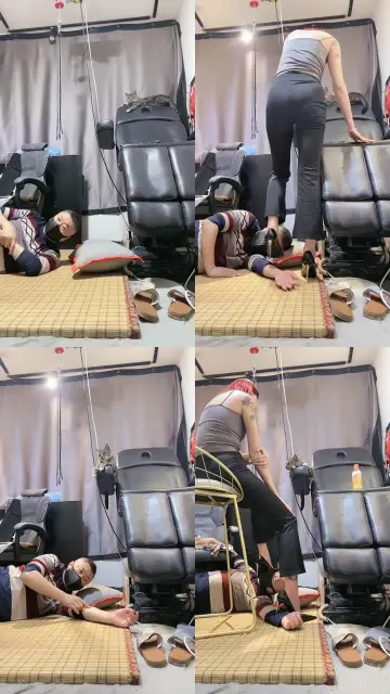 【冰诺】高跟全体重踩狗爪