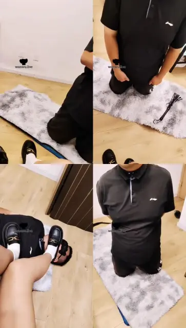 【汤圆】皮鞋白袜踩虐/鞭打