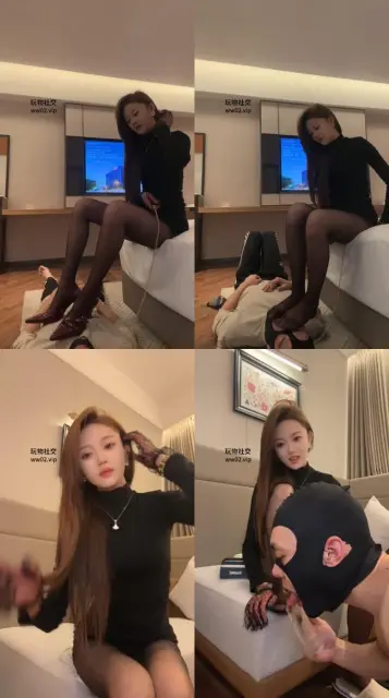 【车模尹】高跟黑丝踩踏/丝袜脚捂脸/强制圣水/内裤套