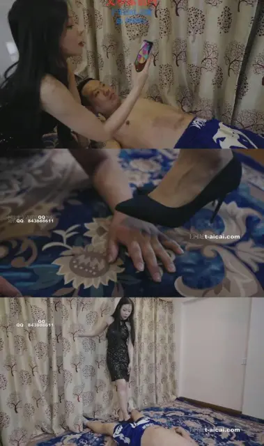 【奴隶岛】转盘高跟踩踏游戏