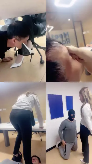 【二宝】办公室OL制服诱惑-虐杀两老板