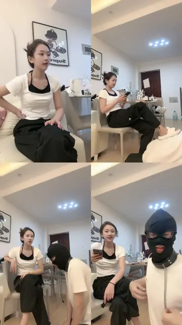 【乔妹】狂抽耳光/踢裆/舔脏鞋底