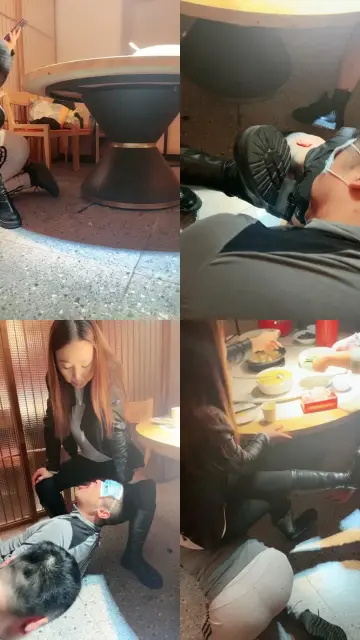 【语阳】餐厅包房公开处刑双奴