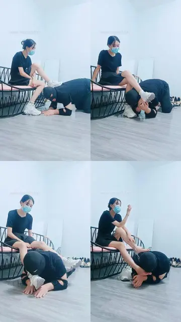 【晨沐】可爱学生S运动白袜羞辱